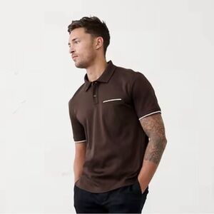 Banana Republic Dark Brown Polo Shirt